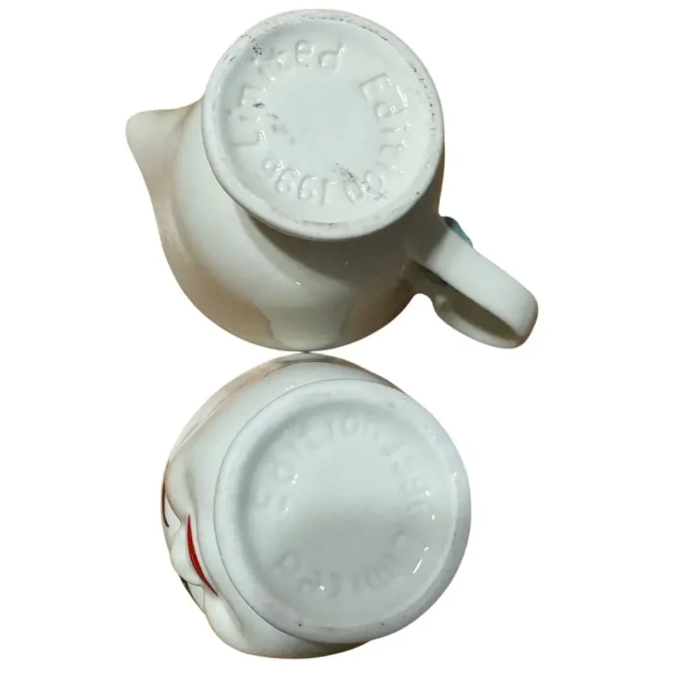 Vintage 1996 Limited Edition Baileys Irish Cream Winking Face Sugar/Creamer Set